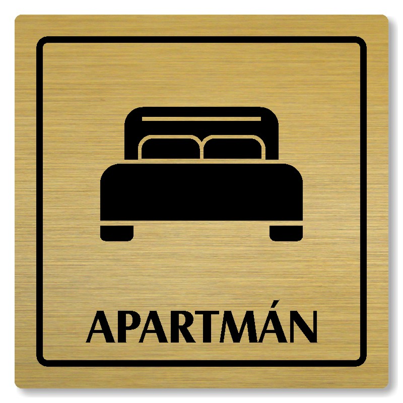 Apartmán, 100x100mm, zlatá, Arizona